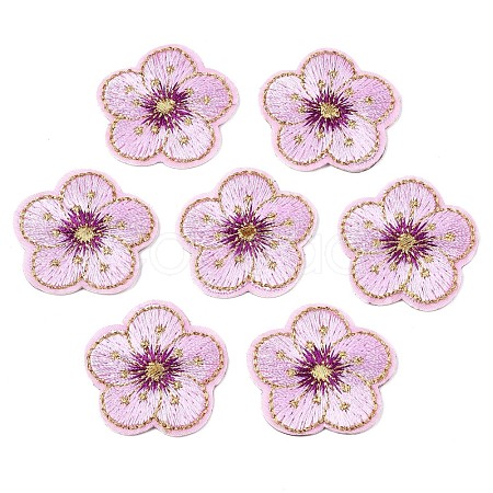 Computerized Embroidery Non Woven Fabric Self-adhesive Patches X-AJEW-T010-02E-1