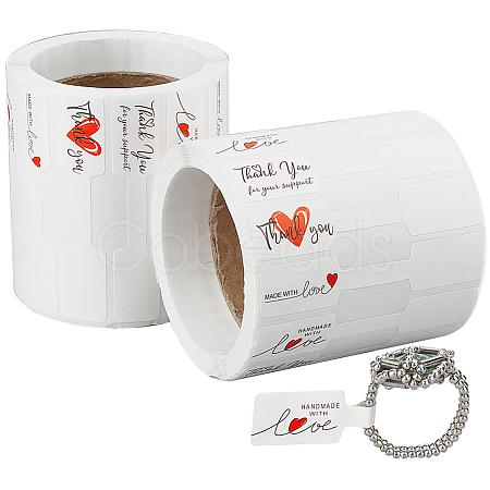 2 Rolls Writable Thank You Paper Hang Tags STIC-SP0001-06-1
