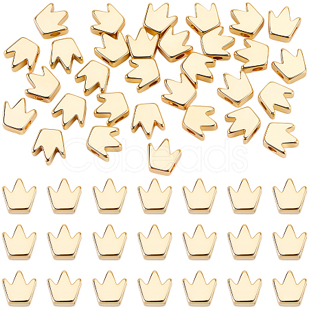 50Pcs Brass Beads KK-BBC0027-41B-1