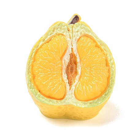 Opaque Resin Imitation Fruit Cabochons RE-CBA068D-03B-02-1