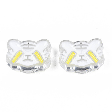 Transparent Acrylic Beads ACRC-T002-01A-1