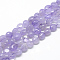 Natural Amethyst Beads Strands, Oval, 8~15x7~12x4~12mm, Hole: 1mm, about 30~45pcs/strand, 15.7 inch