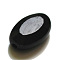 Imitation Austrian Crystal Beads, Grade AAA, K9 Glass, Faceted, Oval, Black, 9.5x6x3mm, Hole: 0.7~0.9mm