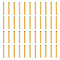 Unicraftale 30Pcs Ion Plating(IP) 304 Stainless Steel Tube Beads, Golden, 25x3mm, Hole: 2mm