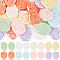 SUNNYCLUE 50Pcs Opaque Acrylic Beads, Flower, Mixed Color, 27.5x21.5x6.5mm, Hole: 2.1mm