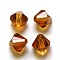 Imitation Austrian Crystal Beads, Grade AAA, K9 Glass, Faceted, Bicone, Peru, 4.55x5mm, Hole: 0.7~0.9mm