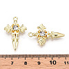 Alloy with Rhinestone Pendants PALLOY-N176-12KCG-NR-3
