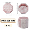 Velvet Cover Plastic Couple Ring Box VBOX-WH20003-001E-2