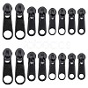 32Pcs 4 Style Zinc Alloy & Plastic Zipper Slider FIND-GF0003-95-1