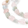 Natural Morganite Beads Strands G-P497-01C-57-4