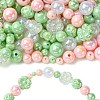 250G UV Plating Rainbow Iridescent Opaque Acrylic Beads PACR-CJ0001-38B-9