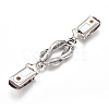 Retro Alloy Cardigan Clips X-JEWB-WH0009-51-2