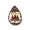 Single Face Printed Wood Big Pendants X-WOOD-H102-03E-2