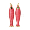 Brass Pendants KK-D019-29C-G-2