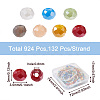 7 Strand 7 Colors Glass Beads Strands GLAA-YS0001-06-3