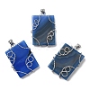 Natural Agate Pendants G-A282-03P-2