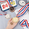 6Pcs 3 Colors Zinc Alloy Medals NJEW-GL0001-01-3