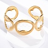 304 Stainless Steel Cuff Bangles for Women LS-BJEW-D306-07G-5