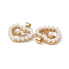 Brass Micro Pave Cubic Zirconia Pendants KK-B061-06G-3