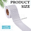 High Visibility PES & TPU Silver Reflective Light Stickers OCOR-WH0078-468B-01-2