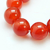 Natural Carnelian Beads Strands X-G-C076-10mm-2A-1