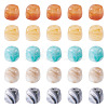 50Pcs 5 Colors Opaque Acrylic Beads OACR-TA0004-97-1