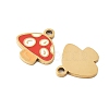 304 Stainless Steel Enamel Pendants STAS-R168-22G-02-2