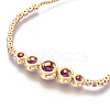 Adjustable Brass Micro Pave Cubic Zirconia Bolo Bracelets BJEW-F404-01B-G-3