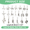 Alloy Pendant Decorations HJEW-GA00004-4