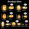 156Pcs 7 Styles Sew on Rhinestone DIY-SP0007-30C-2
