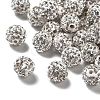 Pave Disco Ball Beads X1-RB-A130-10mm-9-2