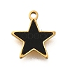 304 Stainless Steel Star Pendants STAS-Q348-19G-1