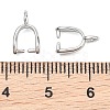 SHEGRACE Brass Ice Pick Pinch Bails XGRQ1U074-372P-3