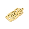 304 Stainless Steel Pendants STAS-U041-03B-G-2