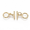 Brass Toggle Clasps X-KK-T051-25G-NF-2