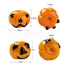 20Pcs 2 Style Autumn Theme Handmade Lampwork Beads LAMP-LS0001-02-3