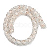 Gold Sand Lampwork Beads Strands LAMP-P069-02A-02-4