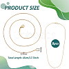 8Pcs 0.9MM 304 Stainless Steel Snake Chain Necklaces STAS-PH0006-90-2