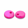Spray Painted Freshwater Shell Charms SHEL-S276-151C-3