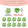 10Pcs Glass Imitation Austrian Crystal Beads GLAA-TADJ0001-11E-3