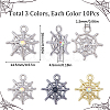 30Pcs 3 Colors Alloy Pendant FIND-SC0006-50-2