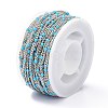 304 Stainless Steel Enamel Curb Chains CHS-P013-01P-03-4