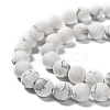 Natural Howlite Beads Strands G-D696-8mm-2