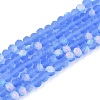 Transparent Glass Beads Strands EGLA-A044-T4mm-MB14-1