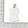 304 Stainless Steel Pendants STAS-O008-01L-3