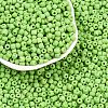 Frosted Opaque 6/0 Glass Seed Beads SEED-R029-4mm-A03-2