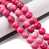 Dyed Natural Regalite/Imperial Jasper/Sea Sediment Jasper Beads Strands G-B124-C03-02-2