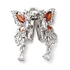 Brass Micro Pave Cubic Zirconia Slide Charms KK-G503-37P-01-1