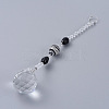 Faceted Crystal Glass Ball Chandelier Suncatchers Prisms AJEW-G025-A04-1