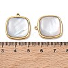 Natural Freshwater Shell Pendants SA-CBA11D7-14A-G-3